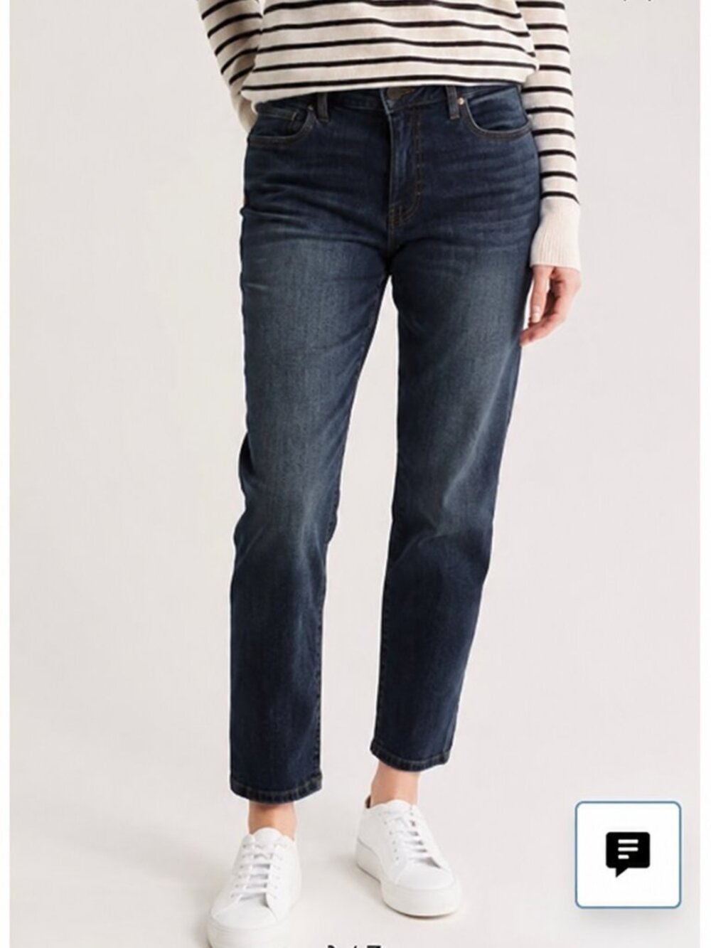 Katy High Rise Straight Leg Ankle Crop Jeans 6